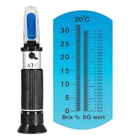 homebrew refractometer temperature|refractometer for brewing.